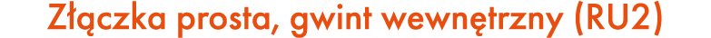 Z czka prosta, gwint wewn trzny (RU2)